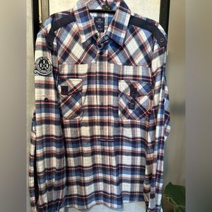 Flannel button down by Parish